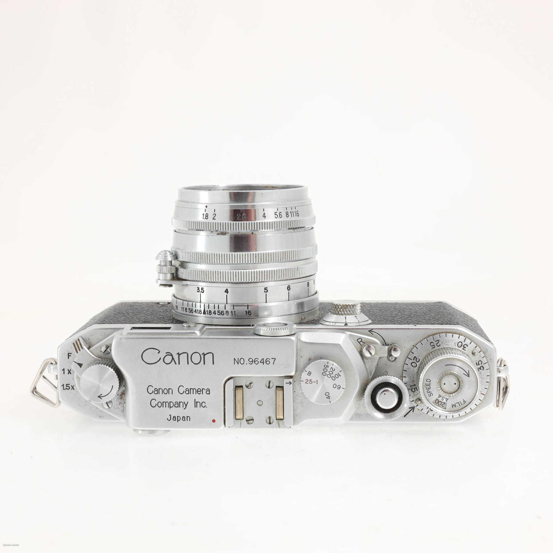 Canon IIIa с объективом Serenar 50mm f/1.8 Canon IIIa с объективом Serenar 50mm f/1.8