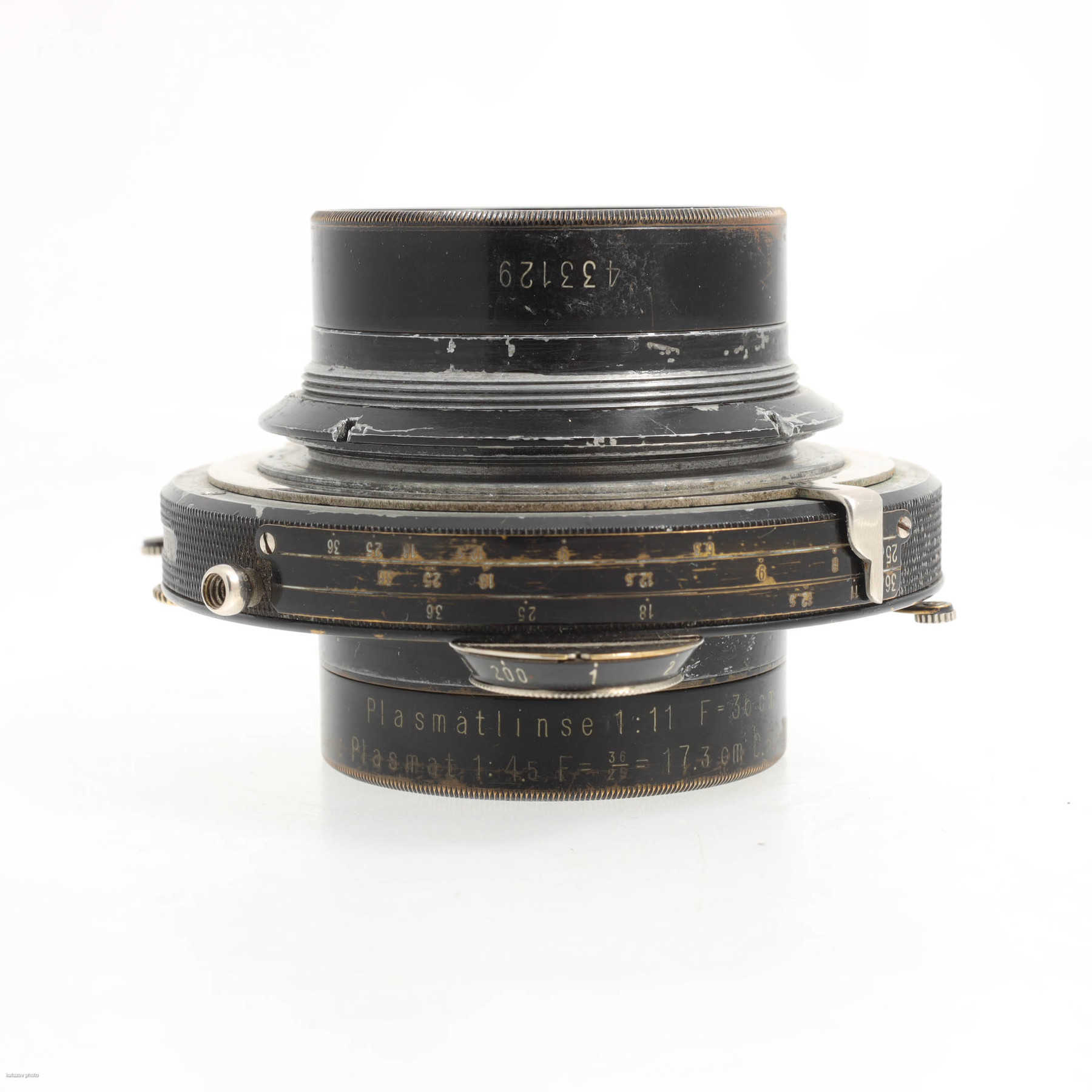 Hugo Meyer & Co 173mm f/4.5 Satz Plasmat Hugo Meyer & Co 173mm f/4.5 Satz Plasmat