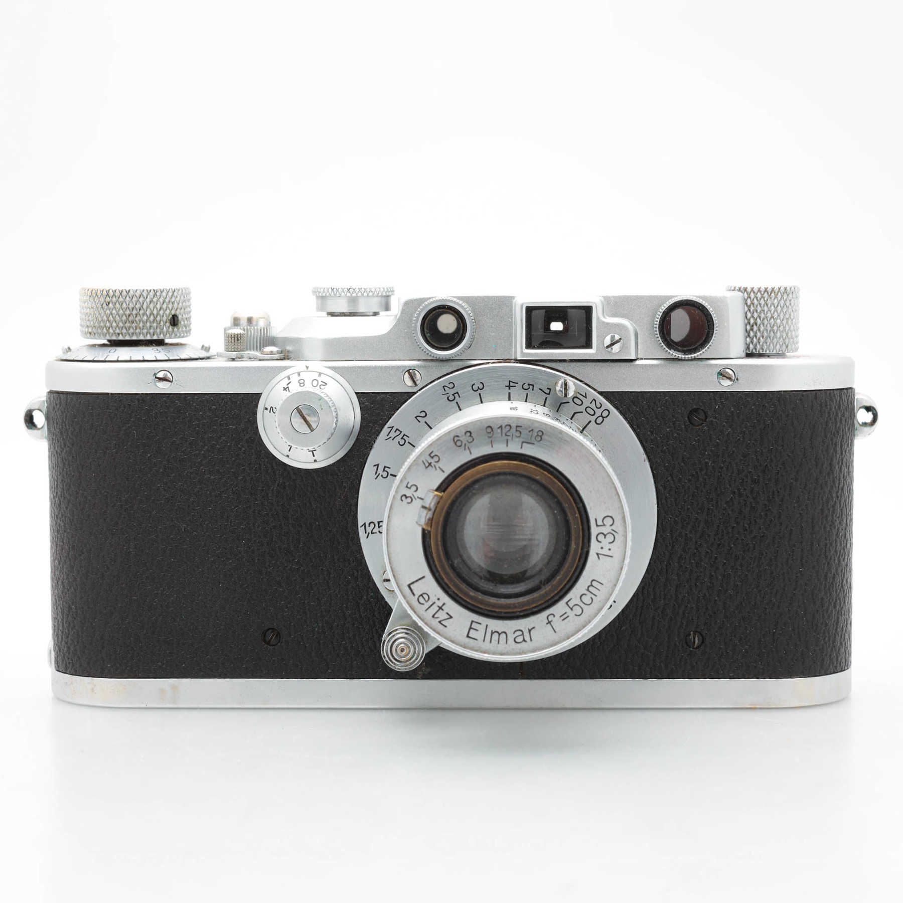 LEICA III + objectif Leitz Elmar 3.5 f5 cm + Etui - TBE EUR 500,00 - FR