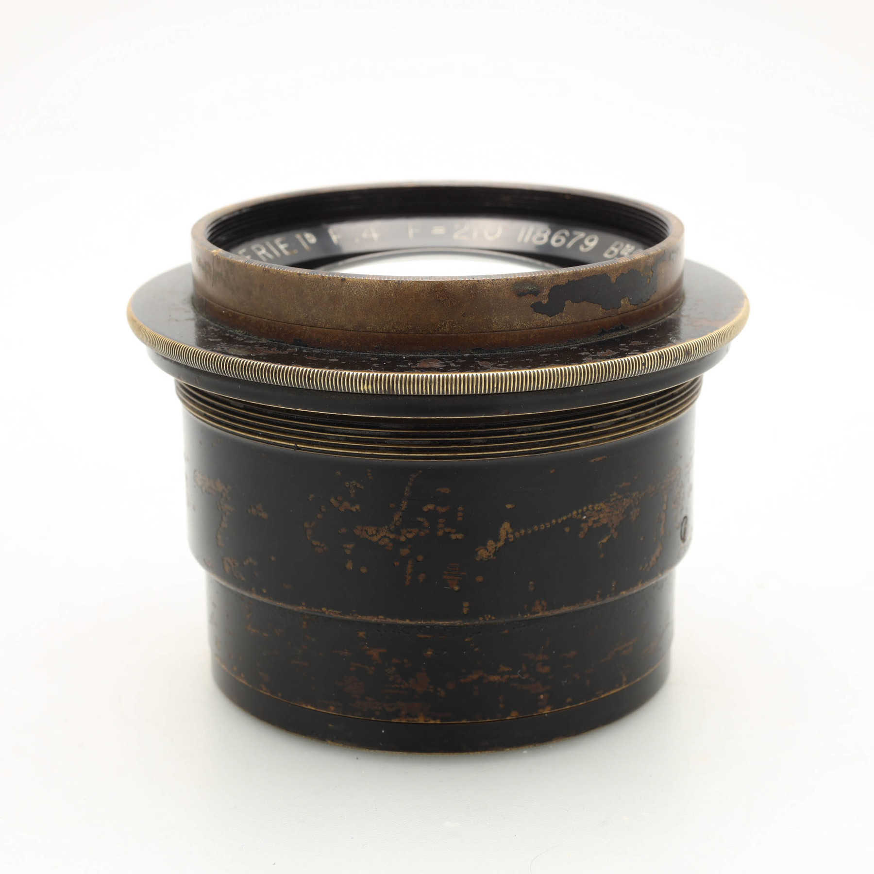 OBJECTIF BERTHIOT STELLOR Série 1b N°6 f/4 - 210mm. N°56684. Brass lens EUR 230,00 - FR