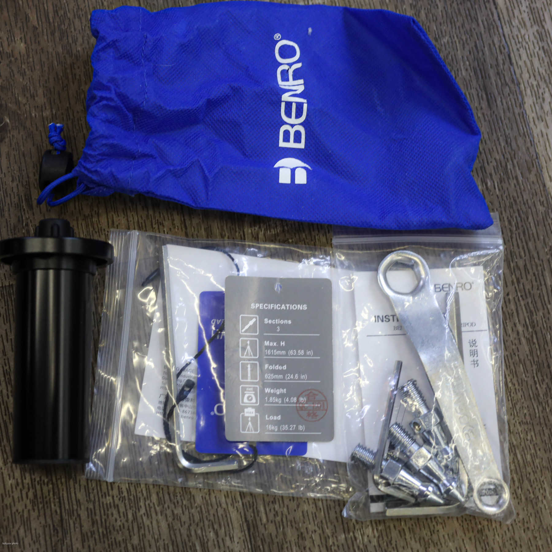 Benro TMA37C штатив карбоновый с головой GD3WH Benro TMA37C штатив карбоновый с головой GD3WH