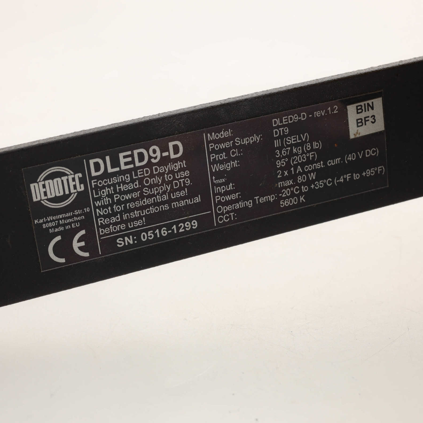 Dedolight DLED9-D с блоком питания DT9 Dedolight DLED9-D с блоком питания DT9