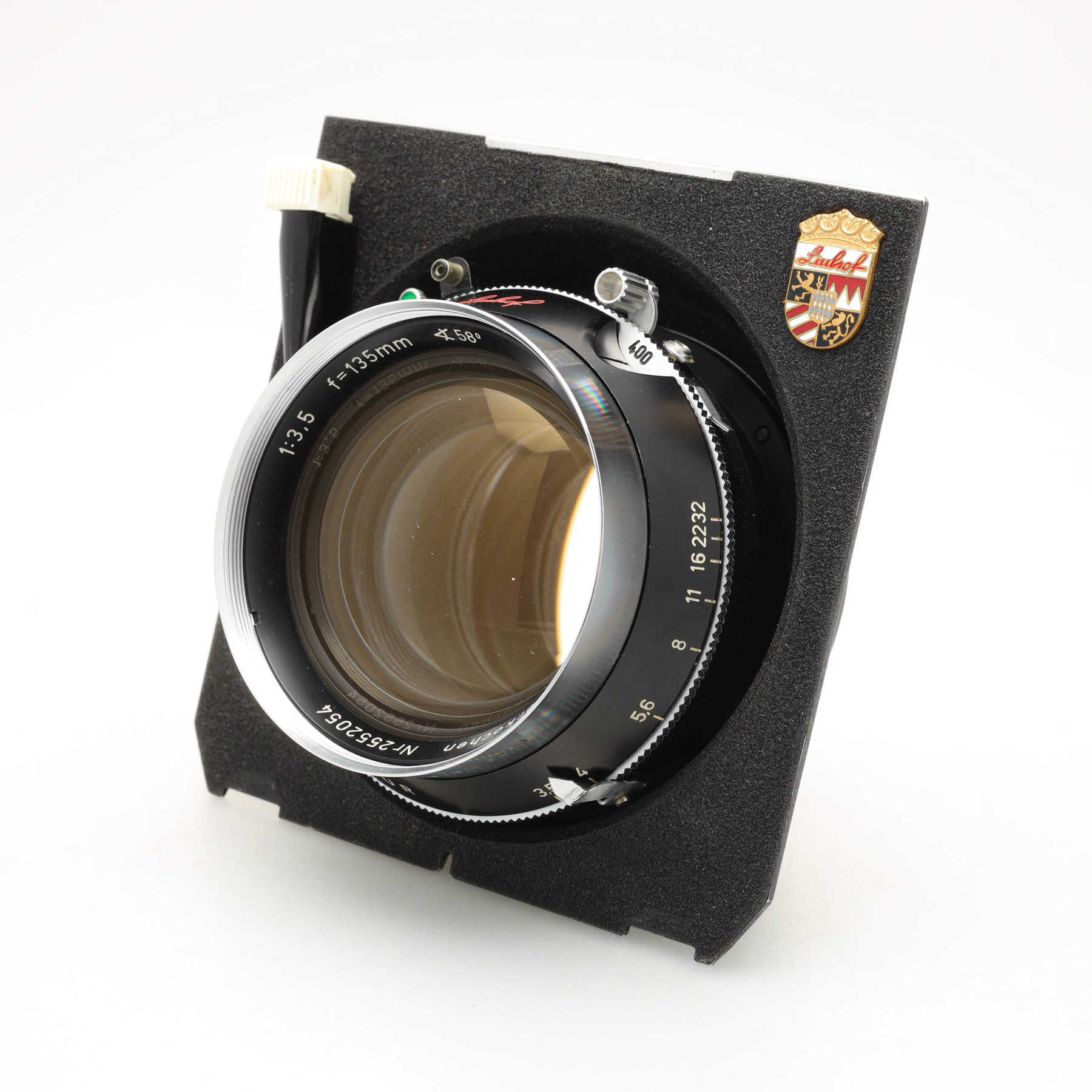 Off-Center Lens Board For Linhof Master Technika - Fits Copal, Compur, Ilex Shutters (4x5)