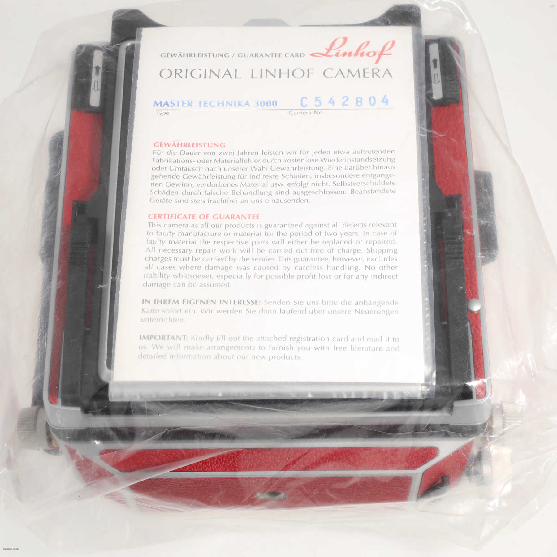 Linhof Master Technika 3000 4x5" "120 Years" Limited Edition Linhof Master Technika 3000 4x5" "120 Years" Limited Edition