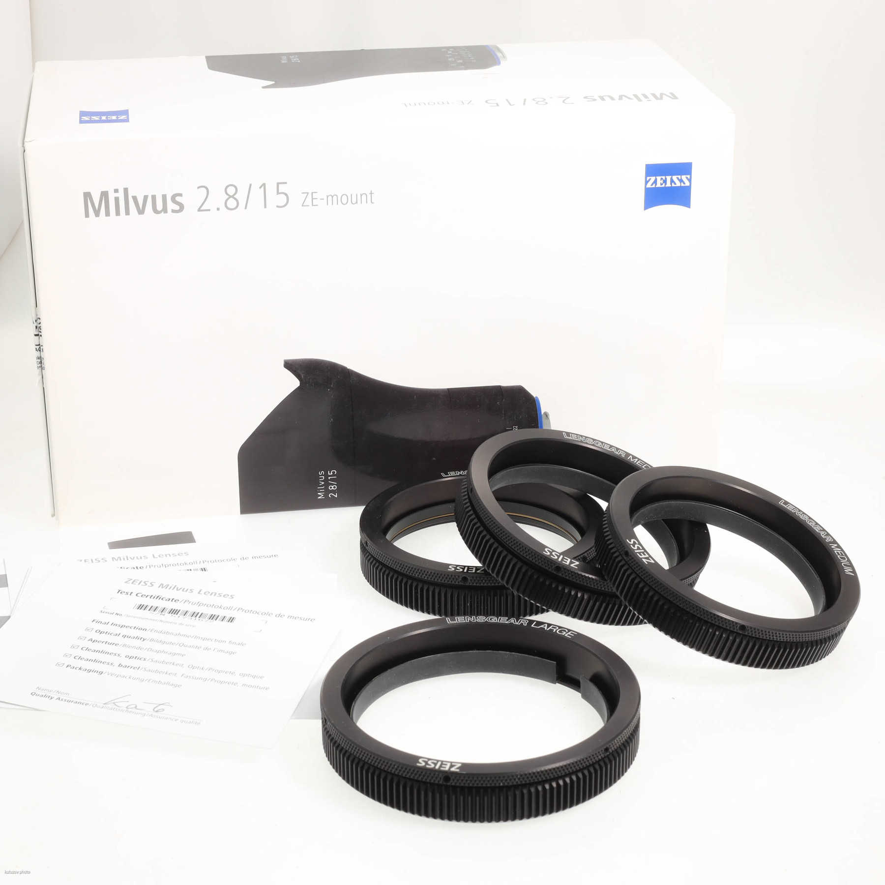 Zeiss Milvus ZE Super Speed набор из 5-х объективов для Canon EF Zeiss Milvus ZE Super Speed набор из 5-х объективов для Canon EF