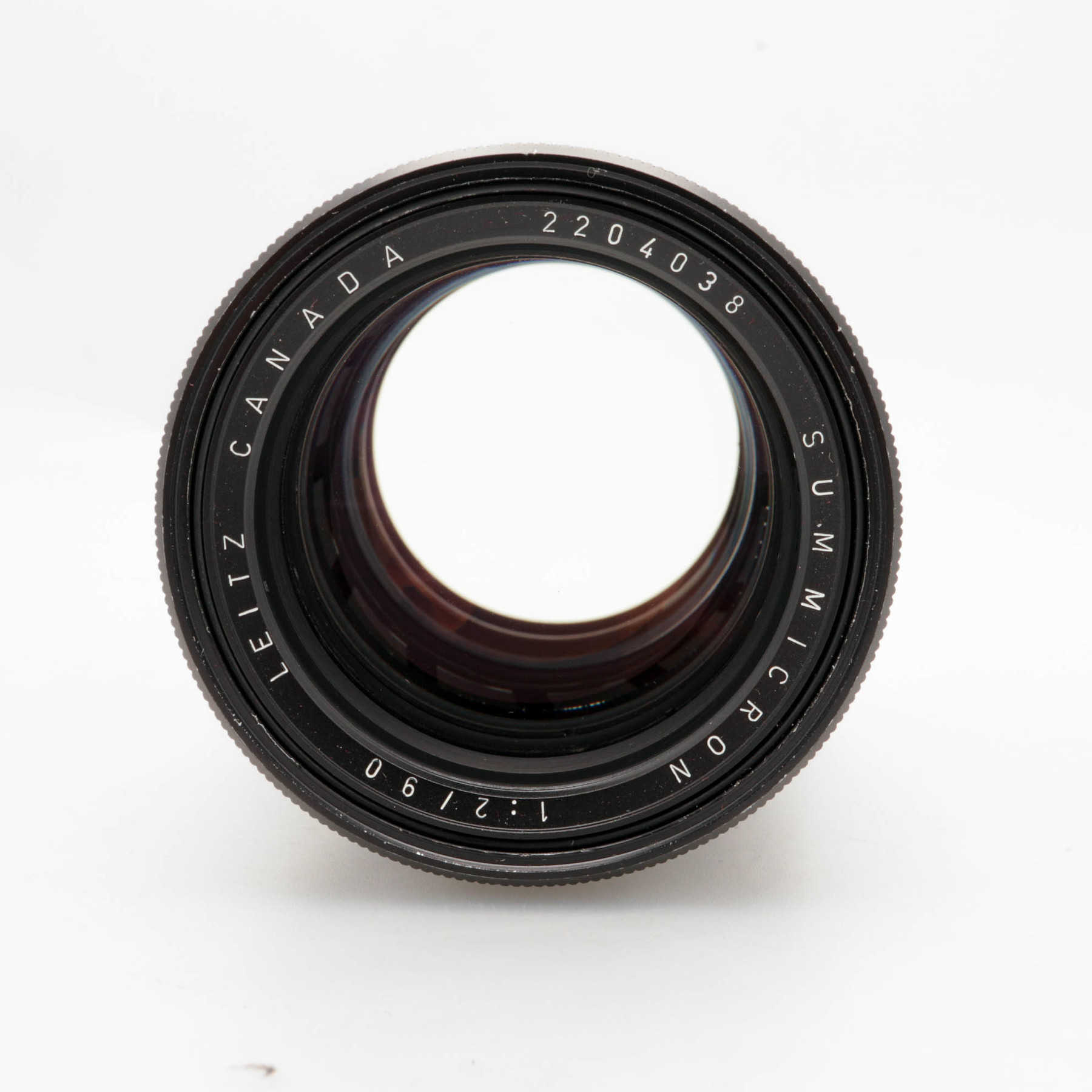Objectif Leica Summicron M 90mm F2 – Version Canada – Manuel – Occasion