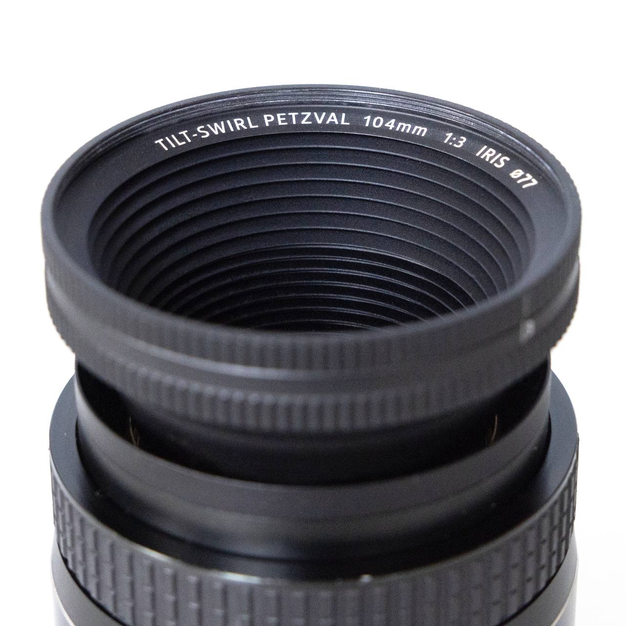 Monolens Petzval 104mm f/3 Tilt-Swirl IRIS