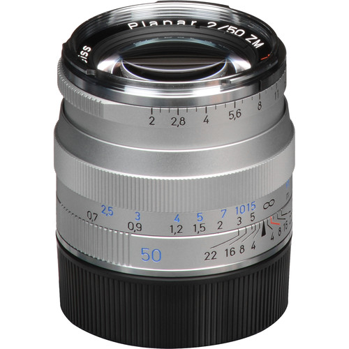 Zeiss  C Sonnar T* 50mm f/1.5 ZM silver