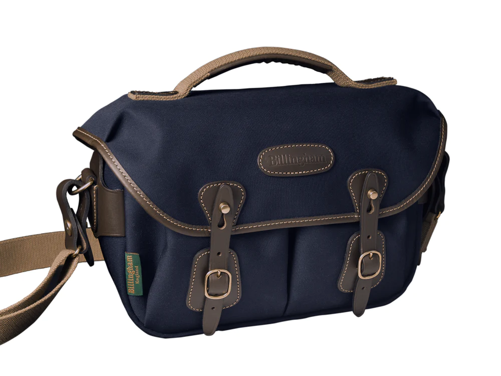 Billingham Hadley Small Pro (Тёмно-синяя с коричневой кожей)