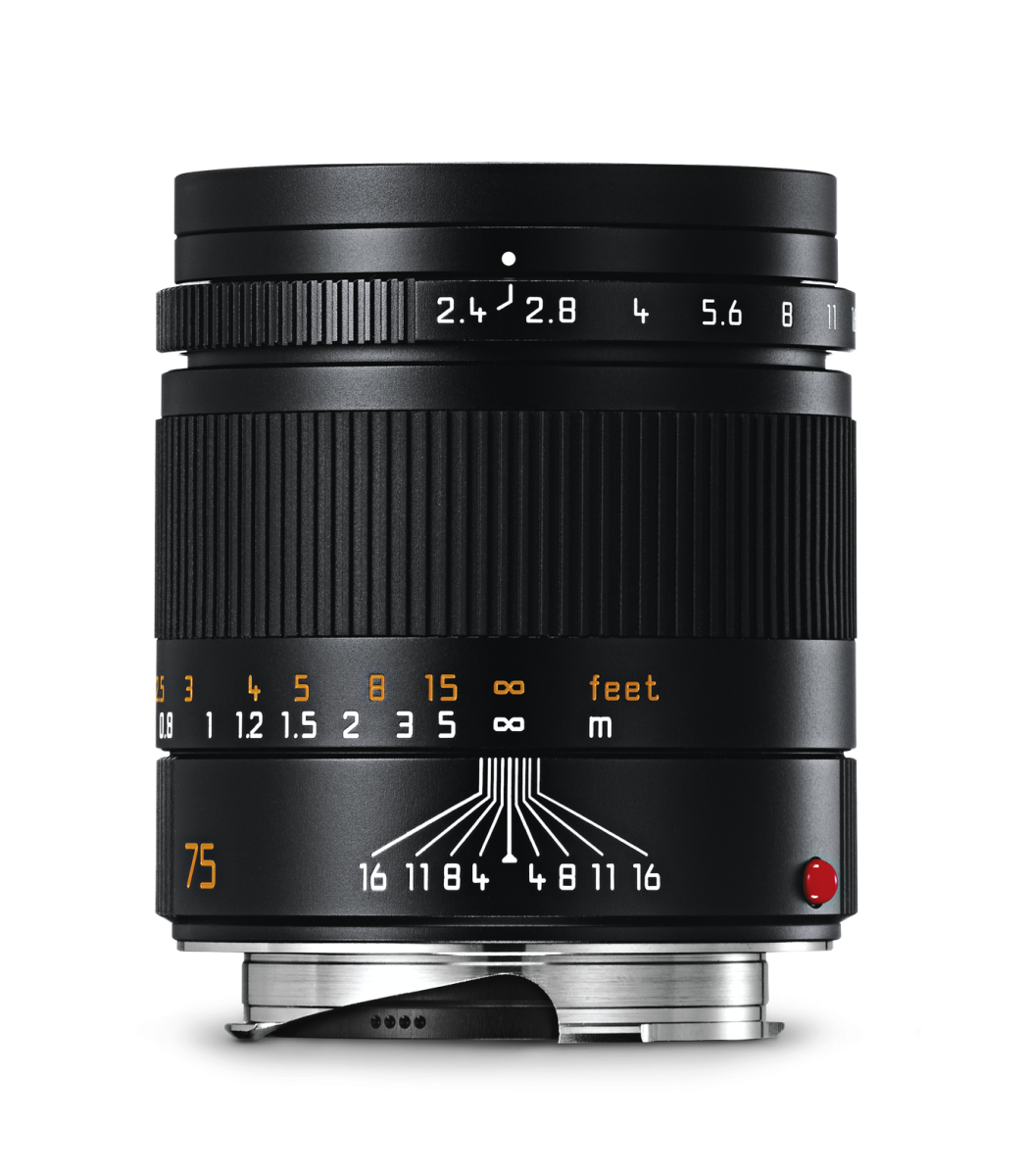 Leica 75mm f/2.4 Summarit-M black