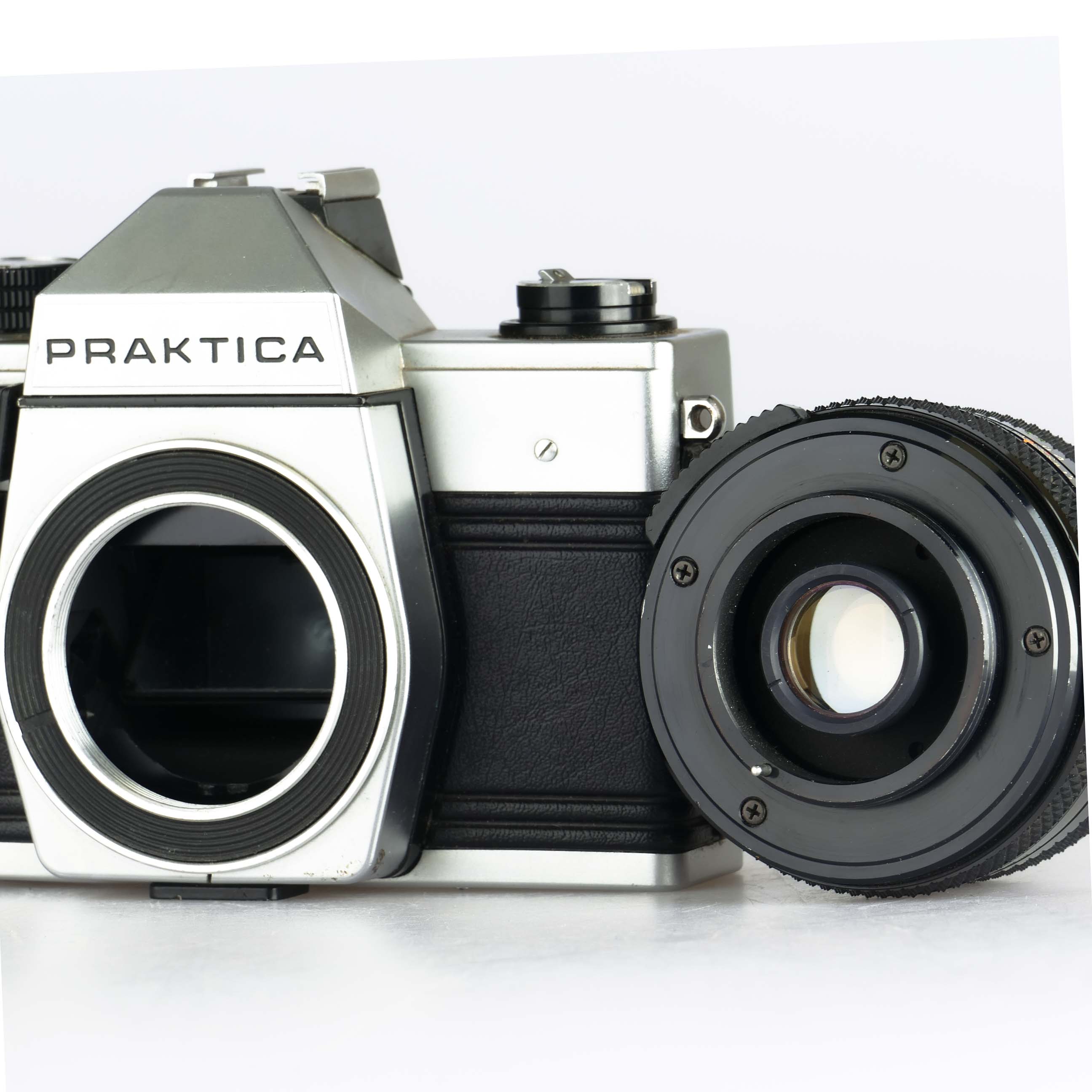 Appareil Photo Reflex PRAKTICA MTL50 + Objectif 50mm F/1.8 - Fonctionne TBE
