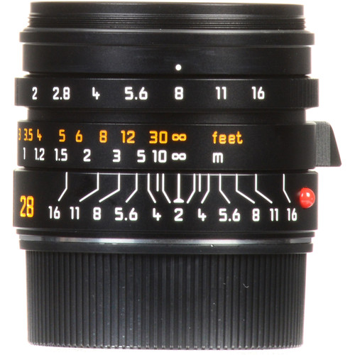 Leica 28mm f/2 Summicron-M ASPH black