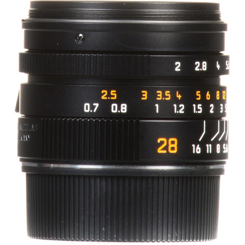 Leica 28mm f/2 Summicron-M ASPH black