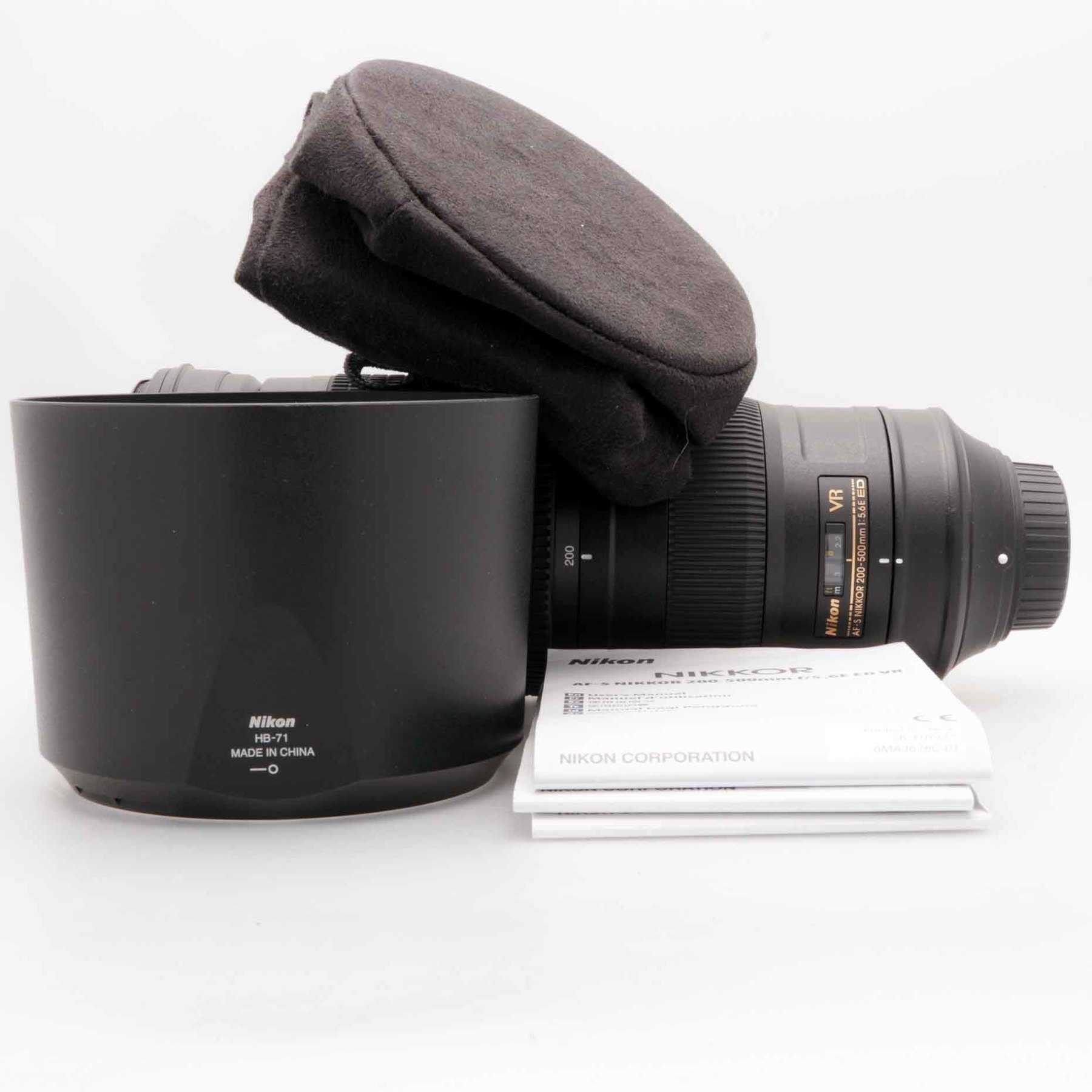 Nikon 200-500mm f/5.6 E ED VR AF-S Nikkor Nikon 200-500mm f/5.6 E ED VR AF-S Nikkor