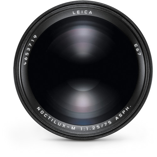 Leica 75mm f/1.25 Noctilux-M ASPH black Leica 75mm f/1.25 Noctilux-M ASPH black